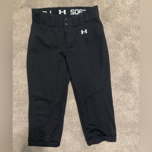 Black under Armour softball pants